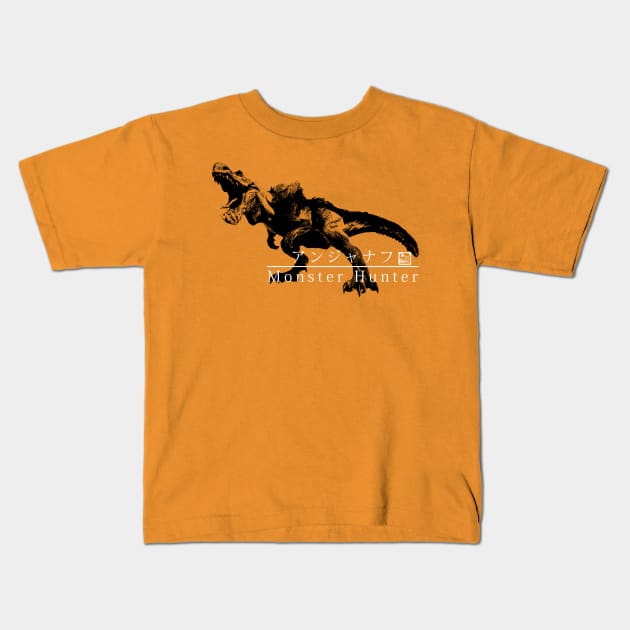 Anjanath Kids T-Shirt by dankdesigns